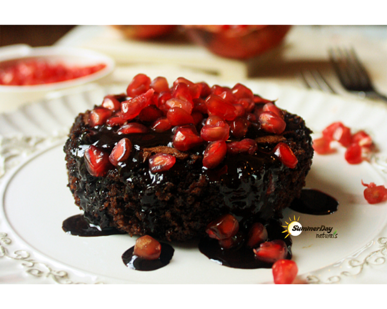 Chocolate & Pomegranate Torte