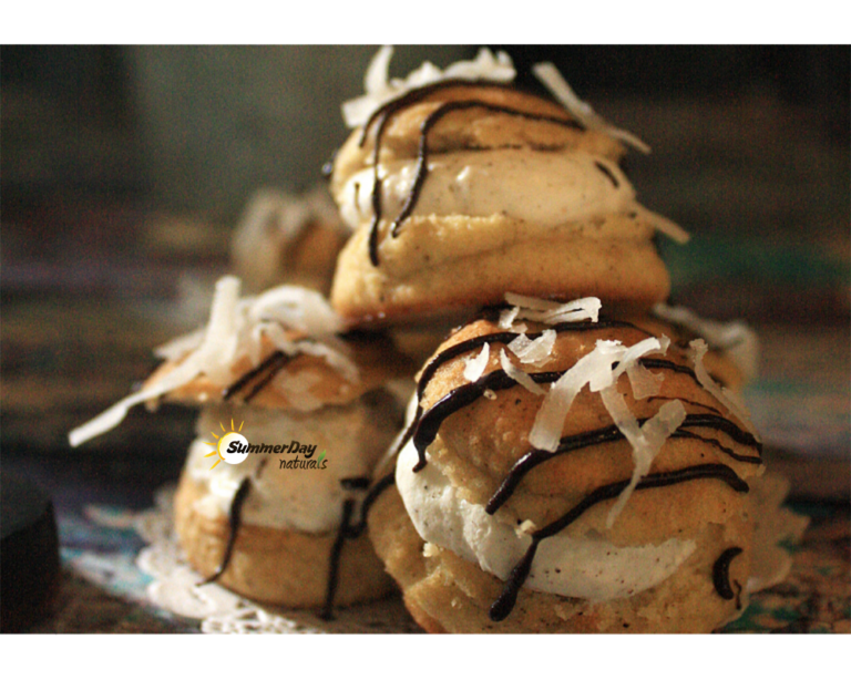 Coconut Cream Puffs