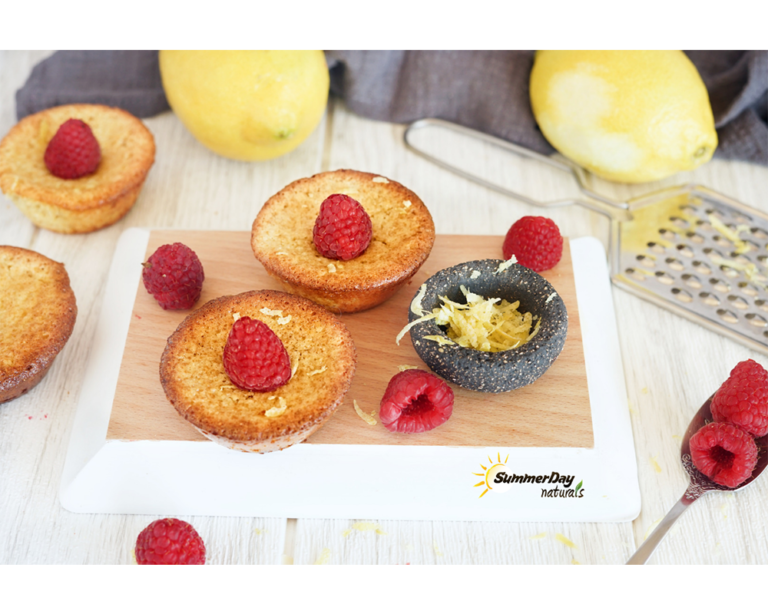 Lemon-Raspberry Financiers