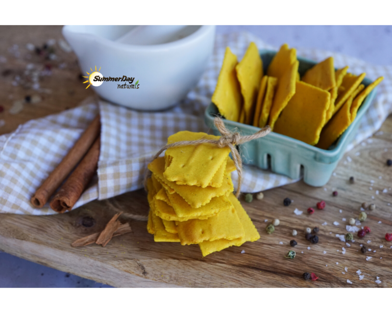 Paleo Turmeric Crackers